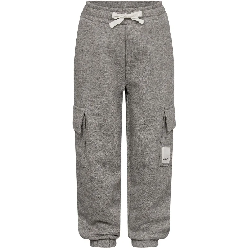 sports pant with side panels -Sofie Schnoor Grey Melange Sweatpants