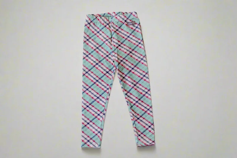 sports legging for trail running -Tartan Twinkle Leggings