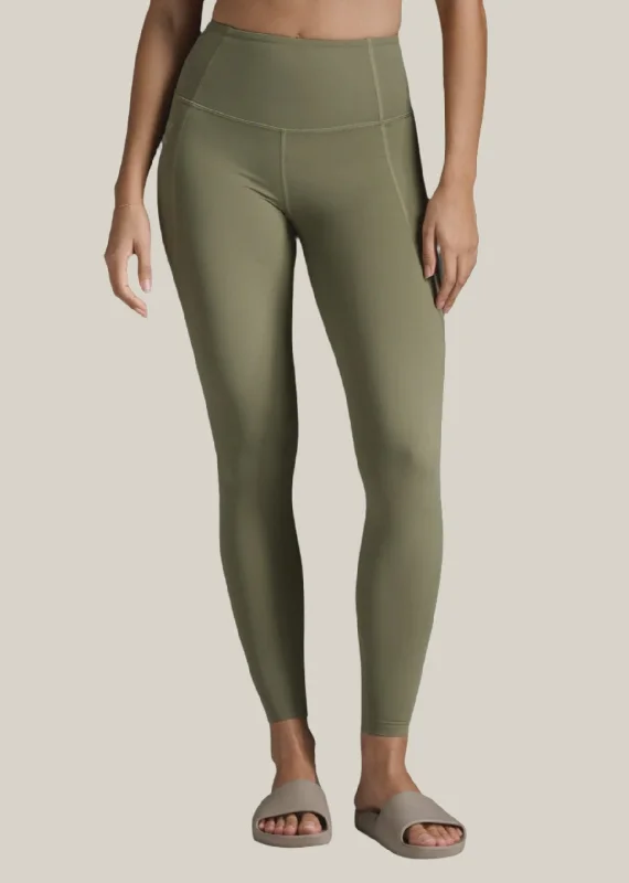 sports legging for outdoor sports -FormSoftTouchHi-RiseCompTights Hunter Green