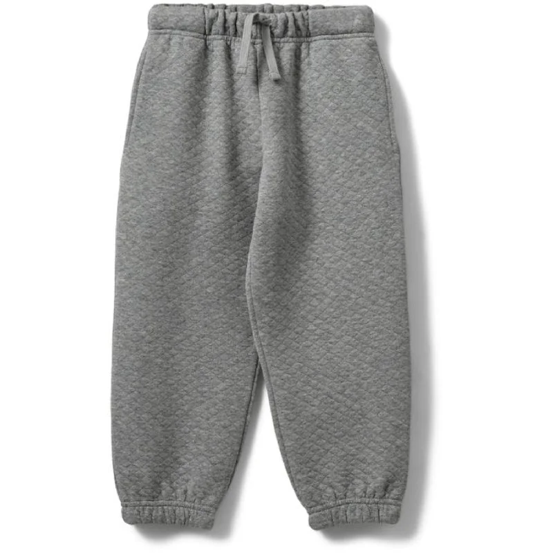 sports pant for winter hiking -Sofie Schnoor Grey Melange Sweatpants