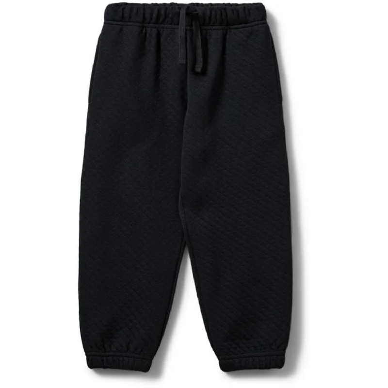 sports pant with bold colors -Sofie Schnoor Black Sweatpants