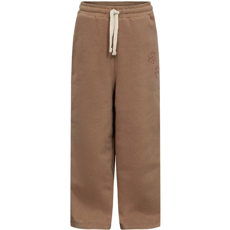 sports pant with stretchy design -Sofie Schnoor Cashew Brown Sweatpants