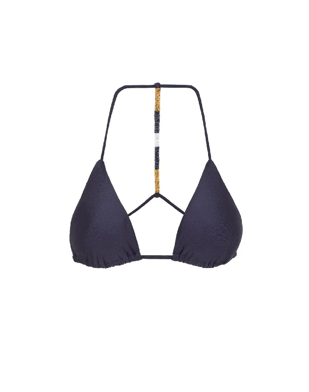 stylish swimwear for men -Ella Triangle Top - Indigo