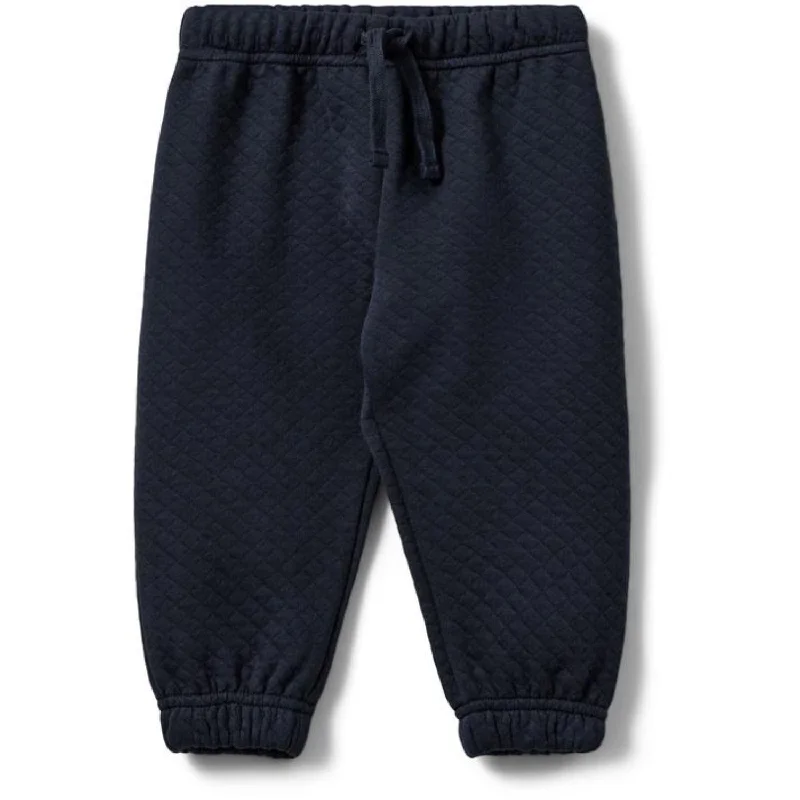 sports pant with soft texture -Sofie Schnoor Dark Blue Sweatpants