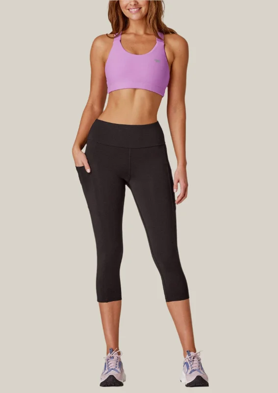 sports legging for casual hikes -Gen 2 3/4 Tight - black