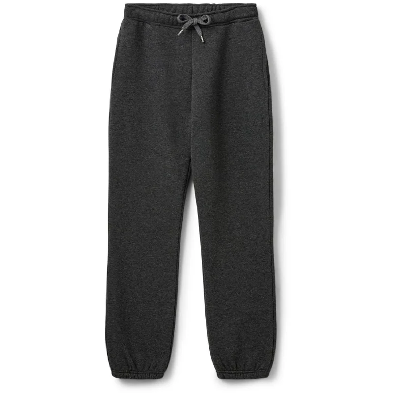 sports pant with durable seams -Sofie Schnoor Dark Grey Melange Sweatpants