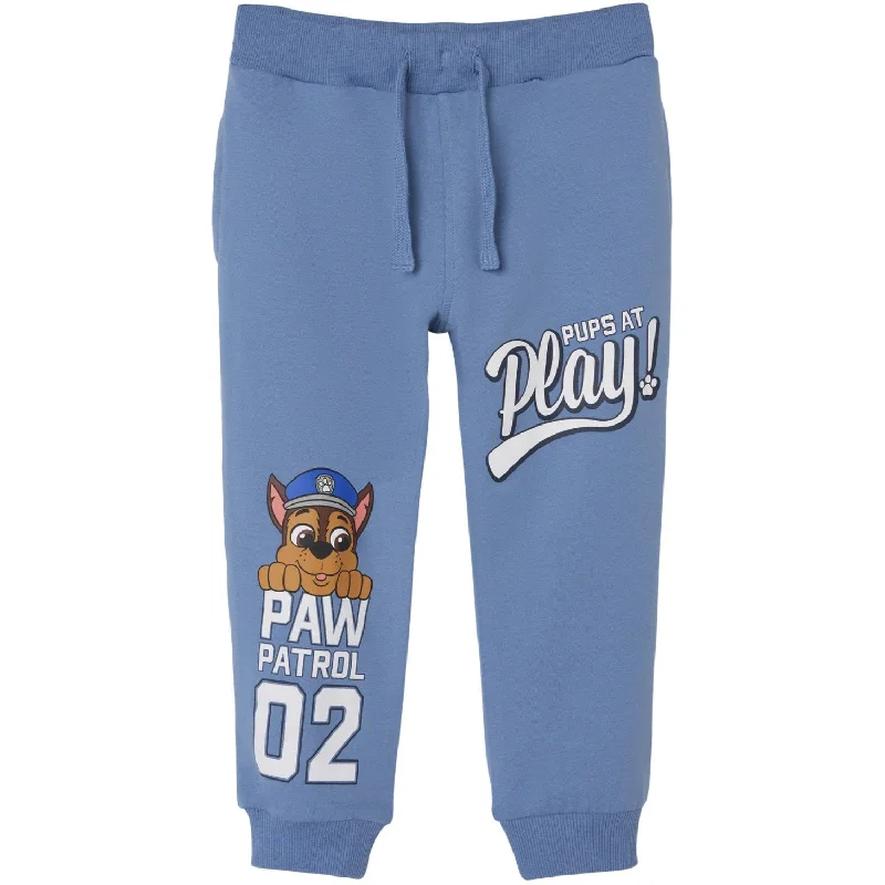 best sports pant for running -Name It Coronet Blue Jokba Paw Patrol Sweatpants