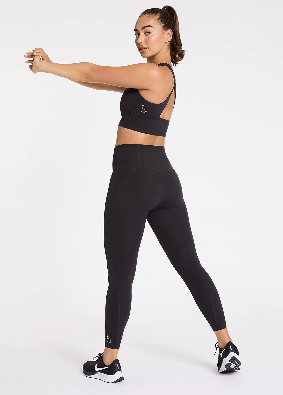 sports legging with side zippers -In Motion Legging