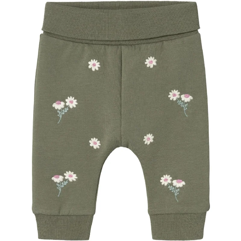 sports pant for outdoor games -Name It Mulled Basil Nowa Sweatpants