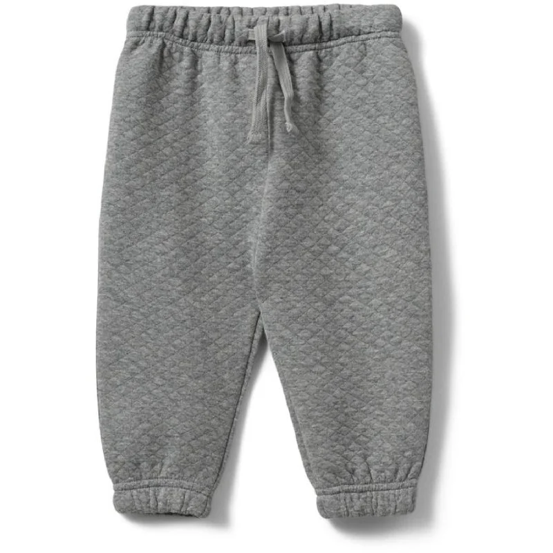 sports pant with lightweight fit -Sofie Schnoor Grey Melange Sweatpants