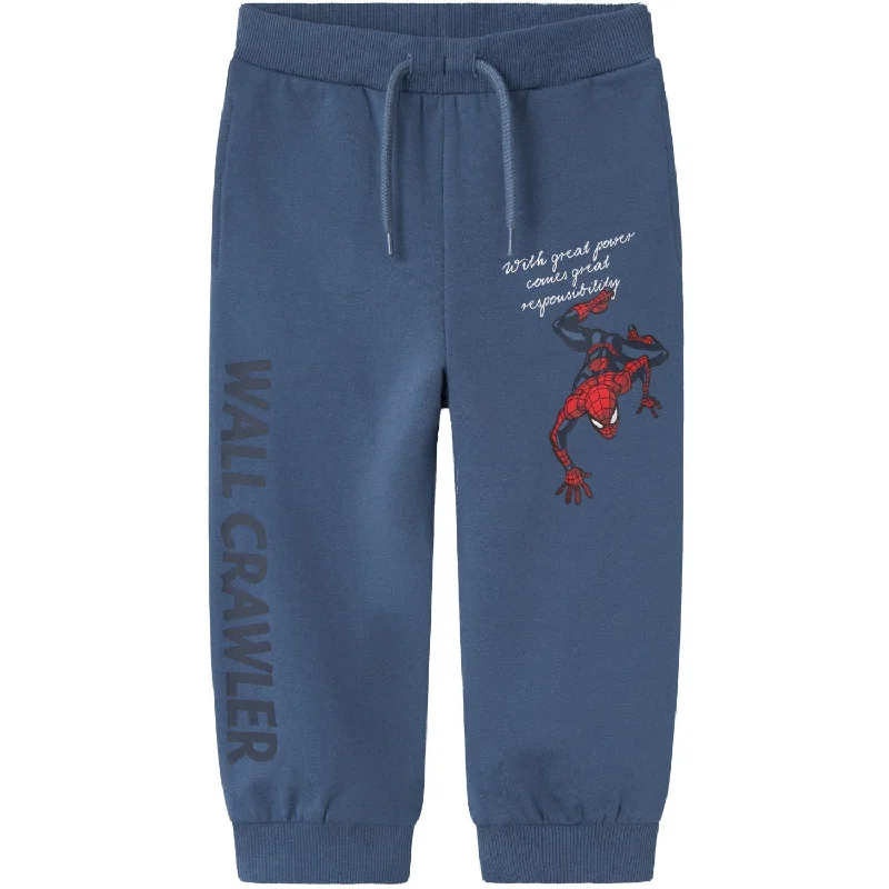 sports pant with high stretch -Name It Bering Sea Asist Spider Sweatpants