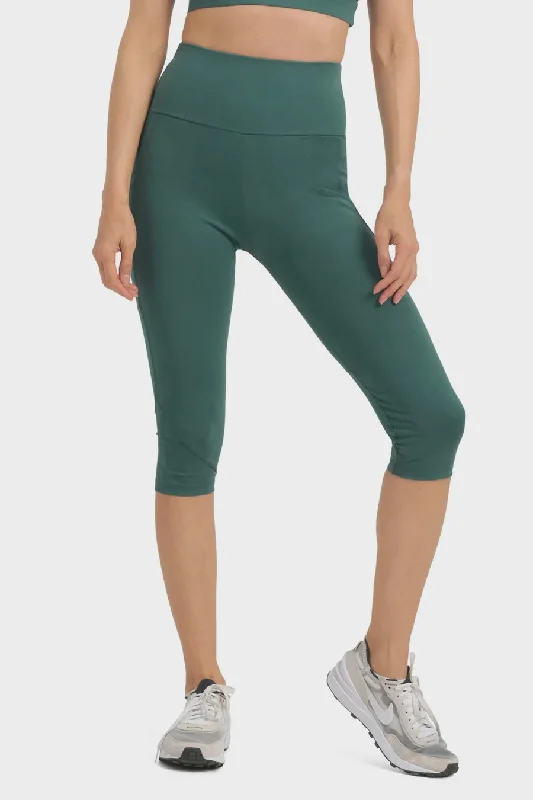 lightweight sports legging gym -Druse Under Knee Tight Botanic