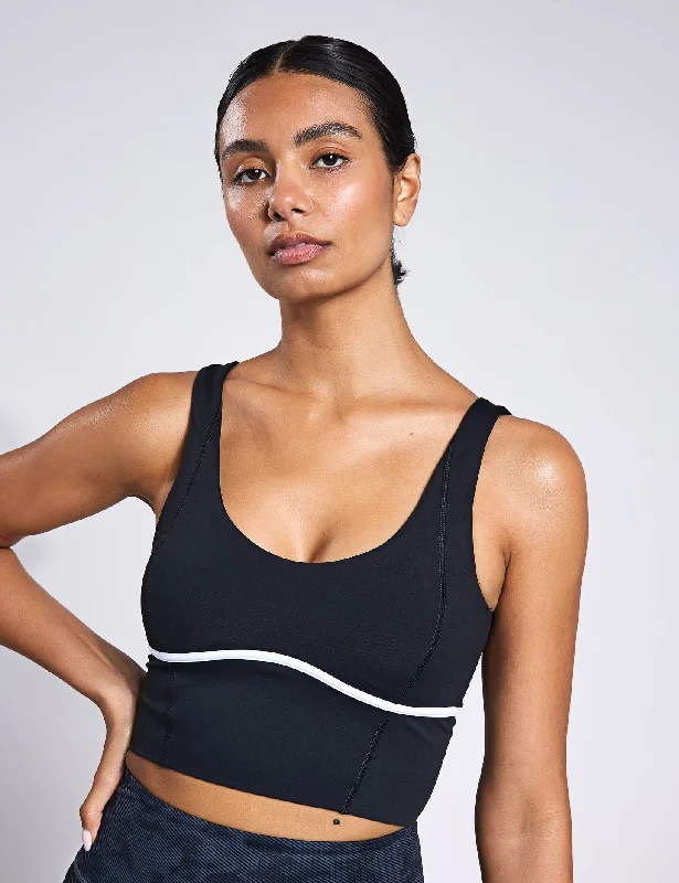 Ava Sports Bra - Black