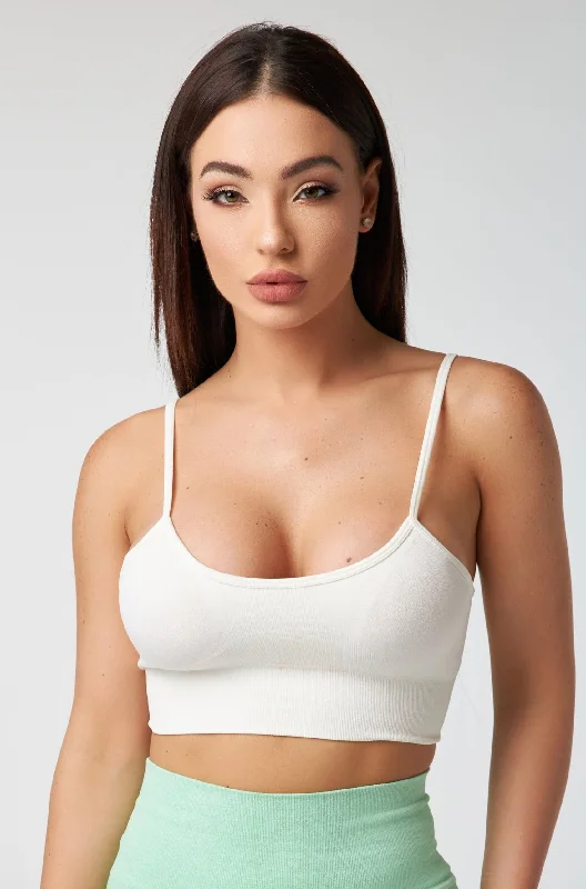 Babygirl Seamless Sports Bra - Creamy