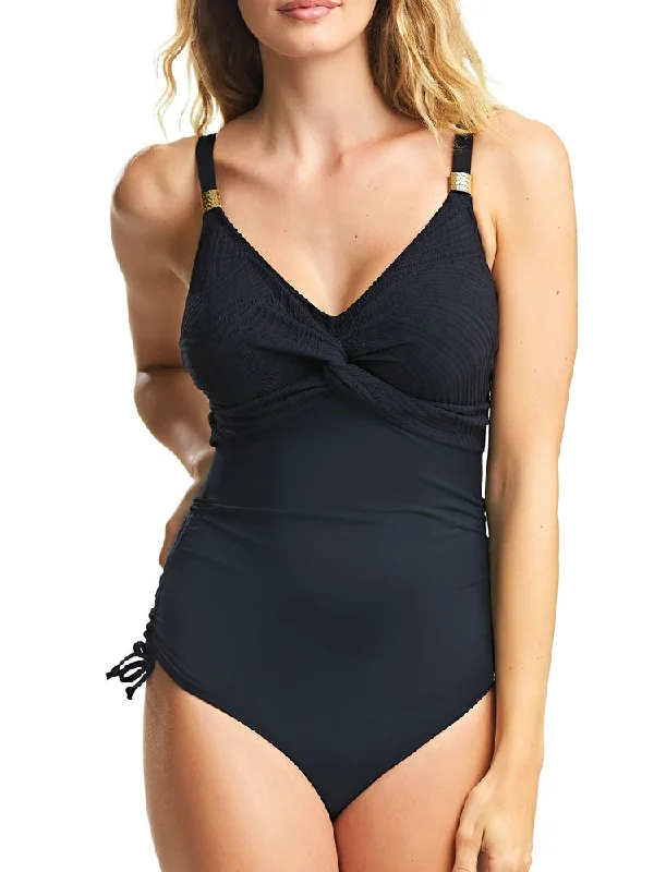 swimwear with extra support -Ottawa Swimsuit - Black