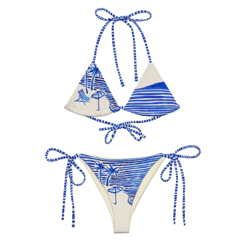 durable swimwear for kids -♻️ Riviera recycled string bikini