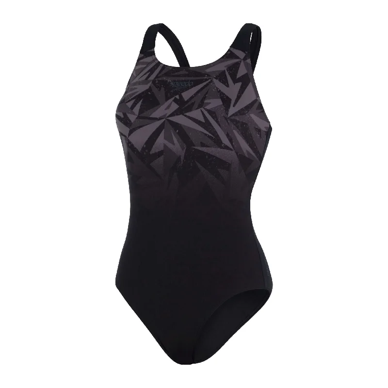 swimwear for swim practice -Speedo Ladies Hyperboom Placement Muscleback Swimsuit