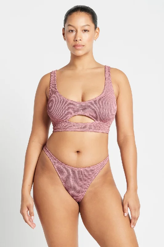 swimwear with chlorine resistance -Waffle Sasha & Scene Blush