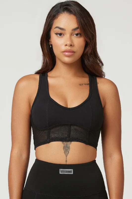 Eye Candy Sports Bra - Black