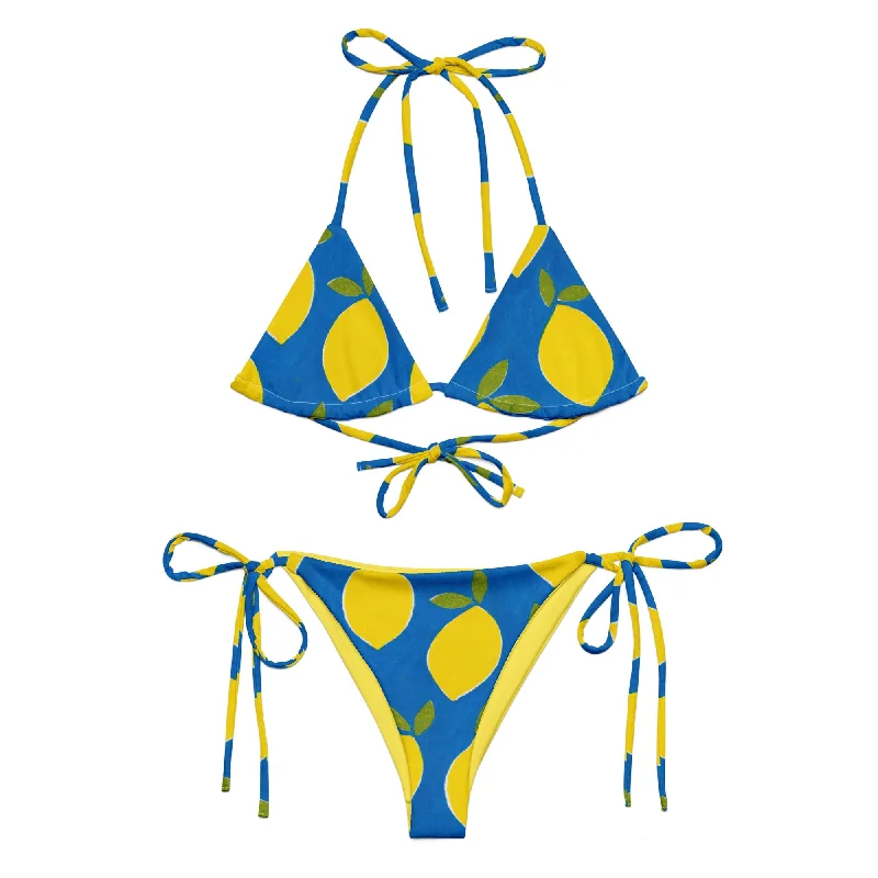 high quality swimwear kids -♻️ Lemons recycled string bikini