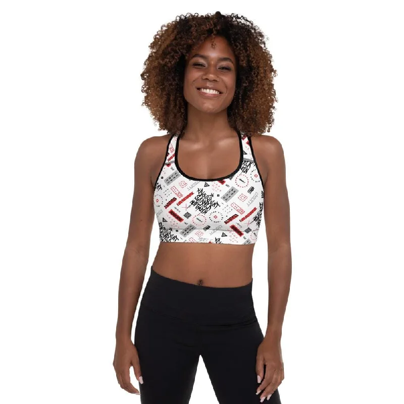 Zypher Sports Bra White