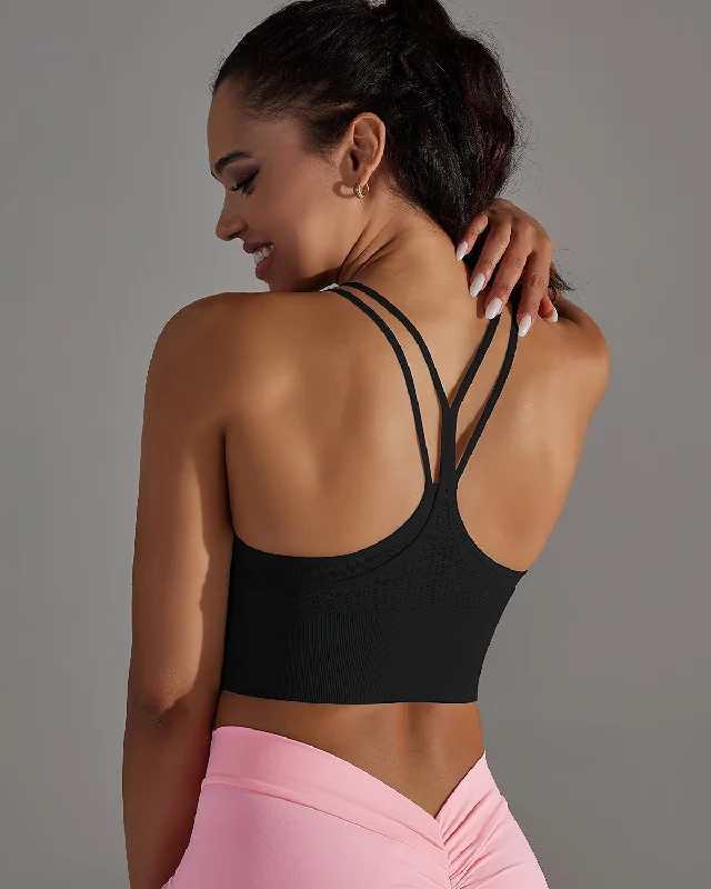 Coraline Sports Bra - Black