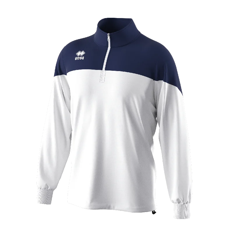 sports jacket for team practice -Errea Blake Jacket (White/Navy)