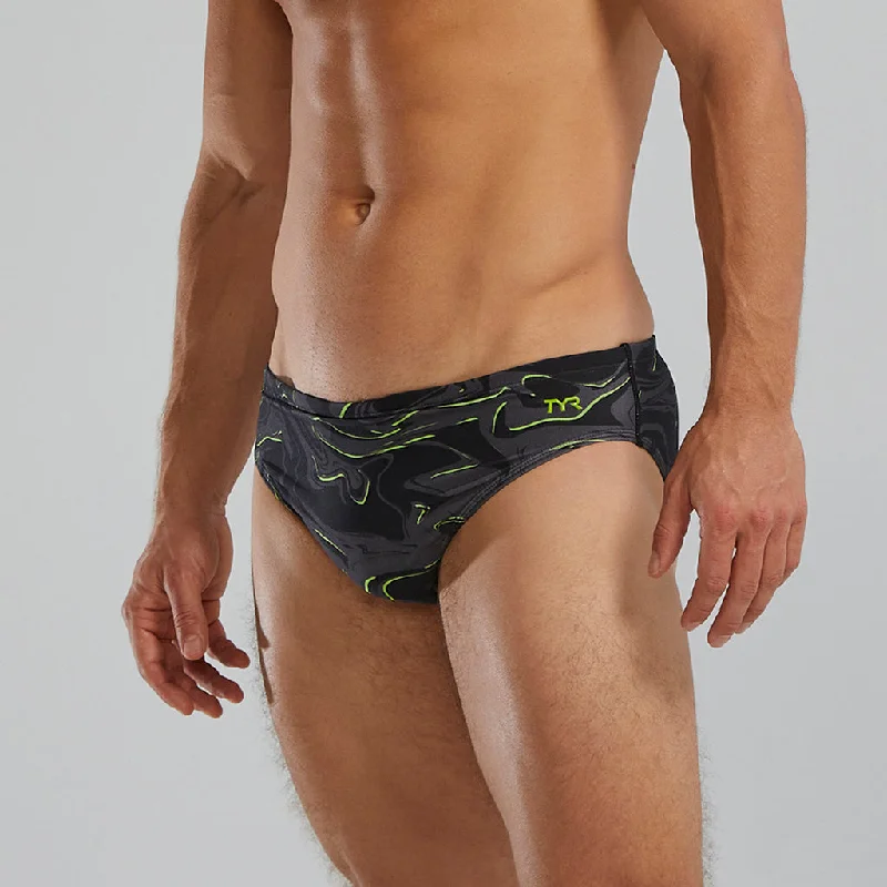 swimwear for open sea swim -TYR Galaxy Durafast Elite® Men's Brief