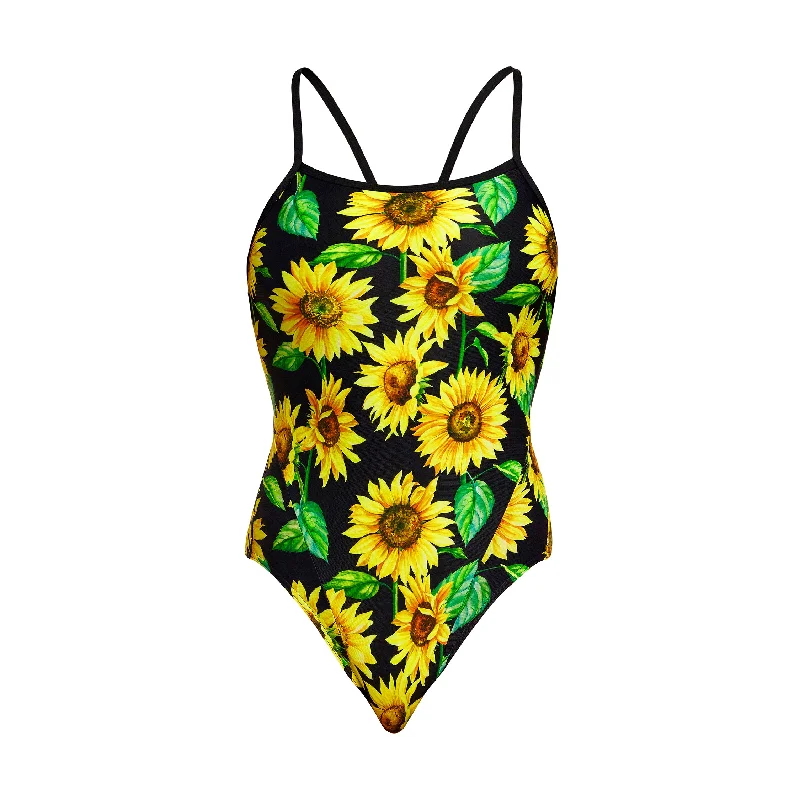 eco-friendly swimwear women -Sunny | Ladies Single Strap One Piece