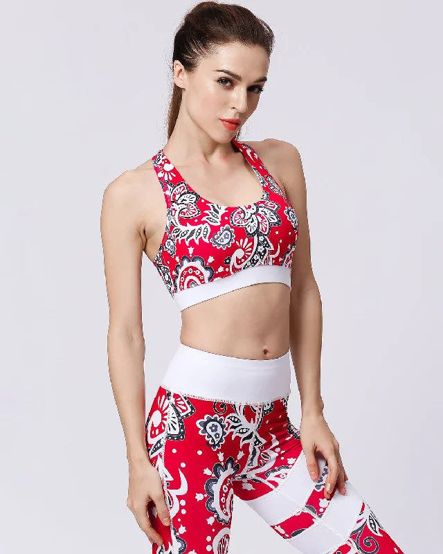 Dolce Flora Sports Bra - Inca Mandala