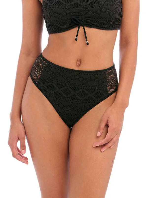 durable swimwear for beach -Sundance High Waist Bikini Brief