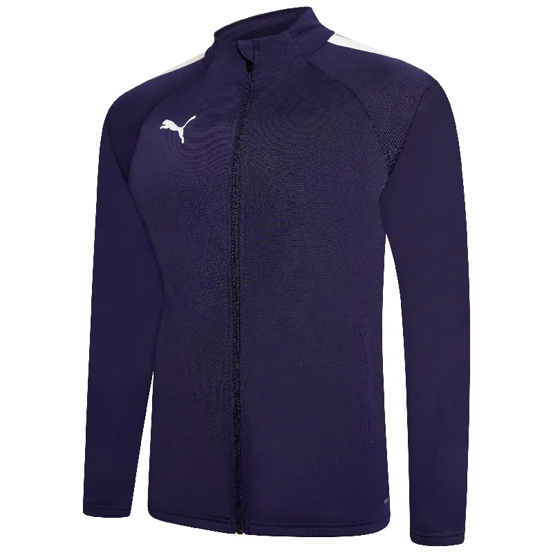 sports jacket with bold patterns -Puma Team Liga Training Jacket (Peacoat)