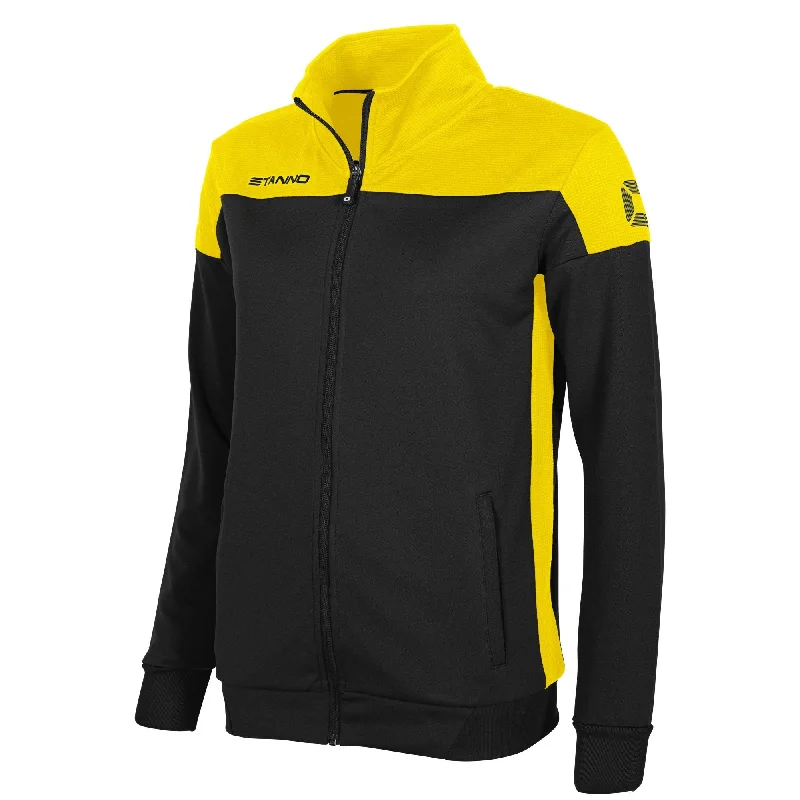 sports jacket for outdoor yoga -Stanno Womens Pride TTS Training Jacket (Black/Yellow)