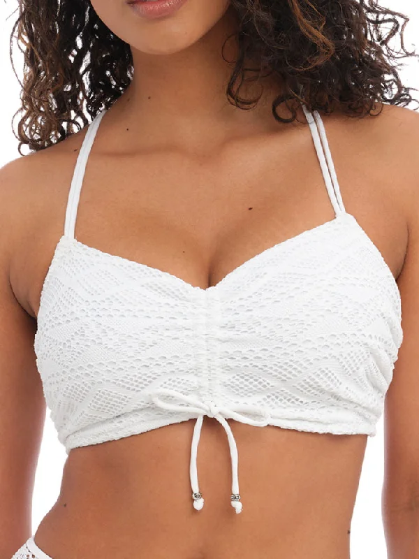 Sundance Bralette Bikini Top - White