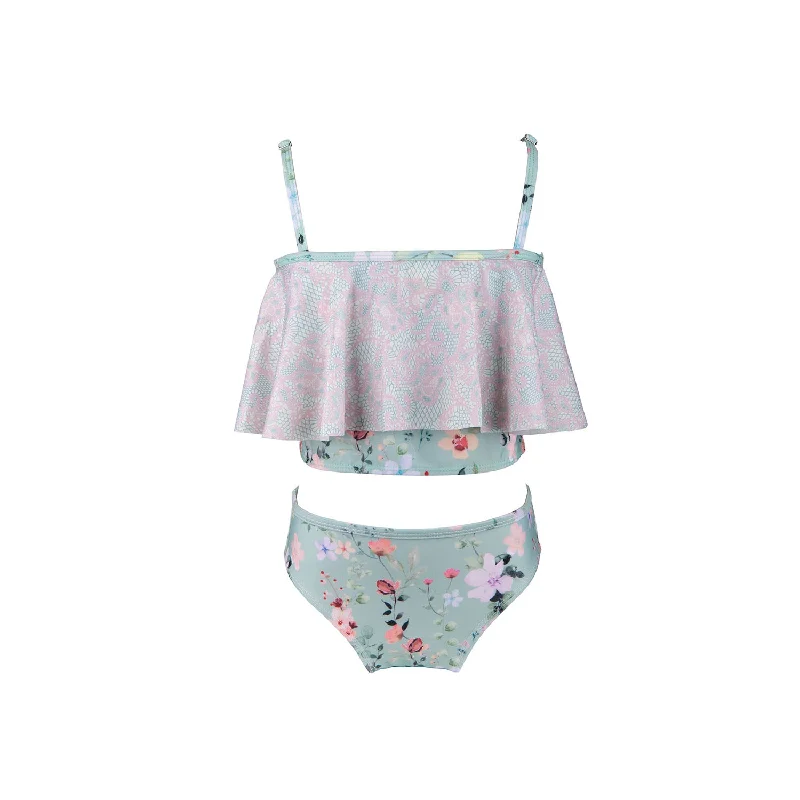 swimwear with sporty look -Marie Antoinette Ruffle Bikini (Amalie)