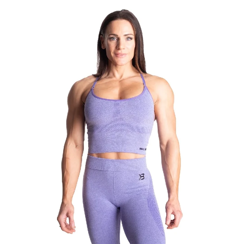 Better Bodies Astoria Seamless Bra - Athletic Purple Melange