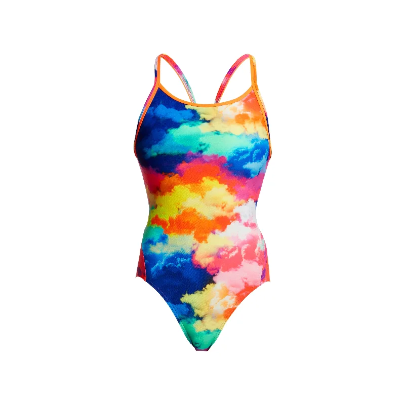 swimwear for synchronized swim -CUMULUS | LADIES DIAMOND BACK ONE PIECE