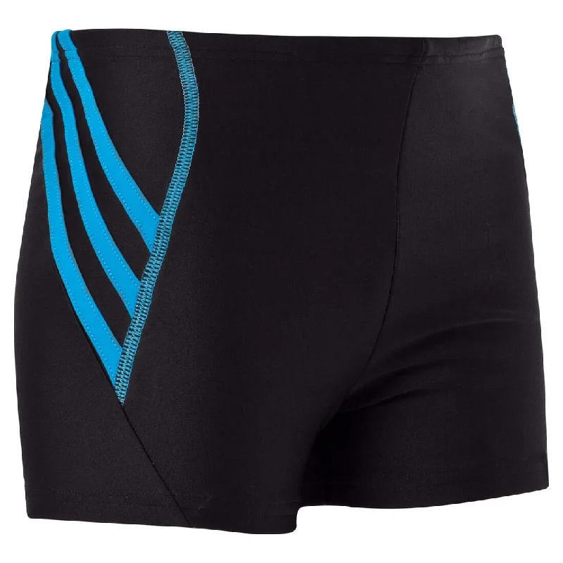 Sports Short with Firm Grip -Adidas Boys' swim shorts - Black Blue