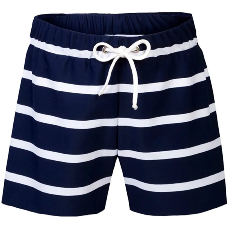 Sports Short for Evening Jog -Petit Crabe Blue/White Alex UV Shorts