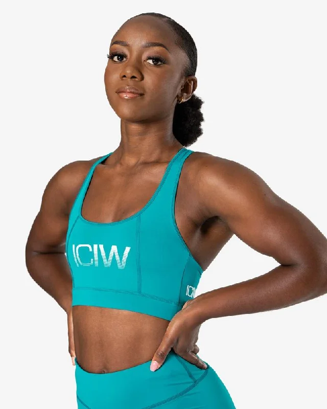 ICIW Classic Sports Bra - Teal Blue