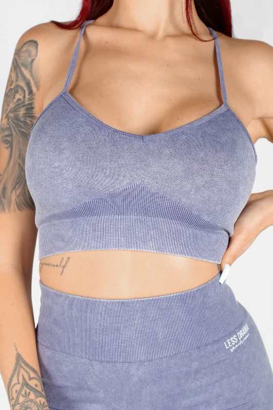 Bossed Up Sports Bra - Blue