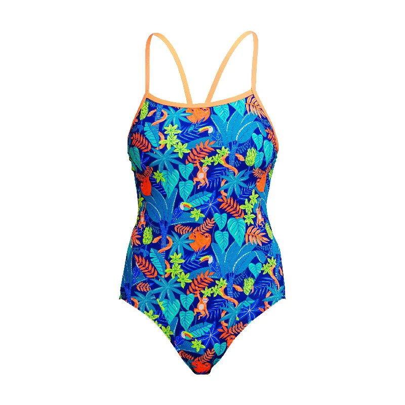 women’s swimwear tankini -Slothed | Ladies Single Strap One Piece