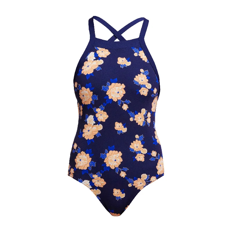 stylish swimwear for teens -Rose Water | Ladies Sky Hi One Piece