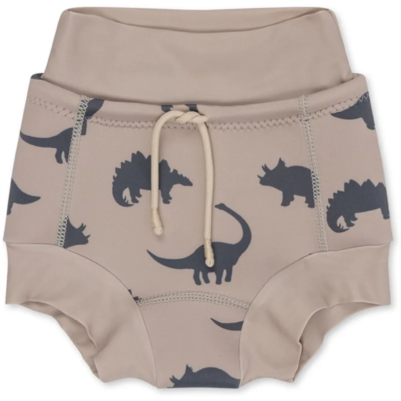 Sports Short with Chic Print -Konges Sløjd Bobbi Swim Shorts Dino Silhouette