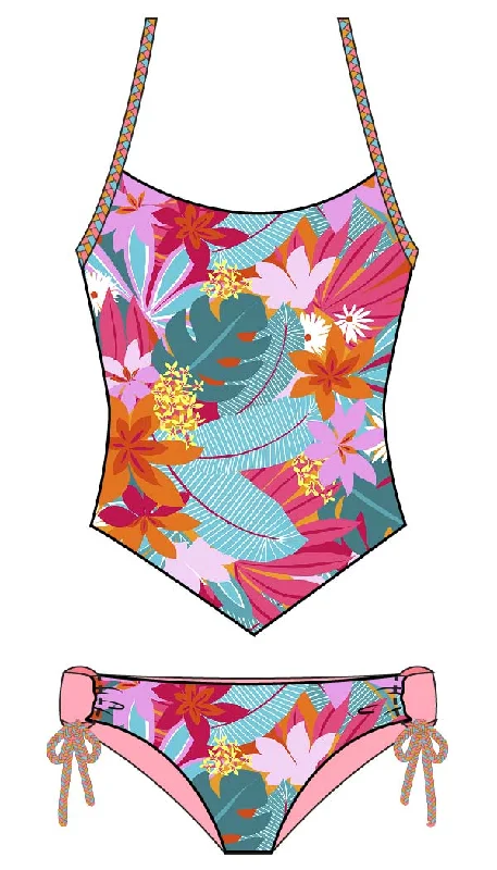 sports jacket for long treks -SALE Hobie Aloha Tropics Girls Tankini Set