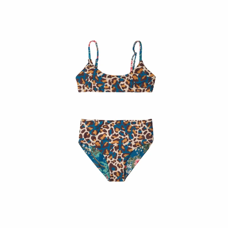 swimwear with high neck -Reversible Bikini