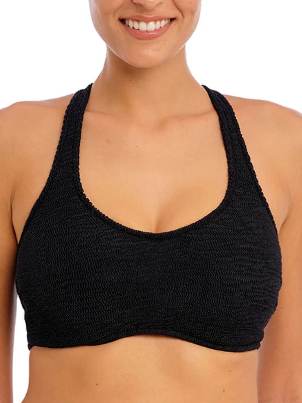 Ibiza Waves Bralette Bikini Top - Black