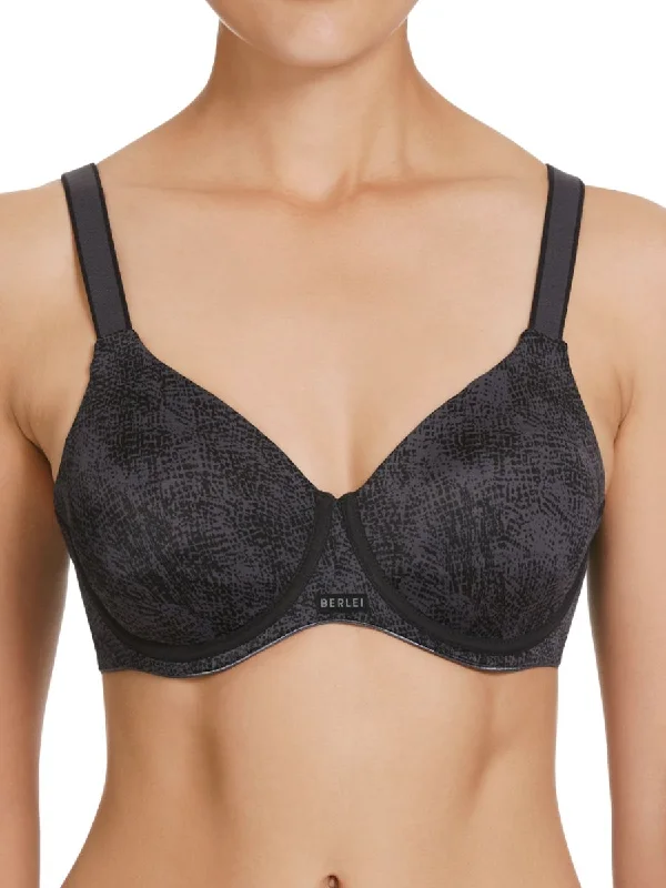 High Performance Wired Sports Bra - Black