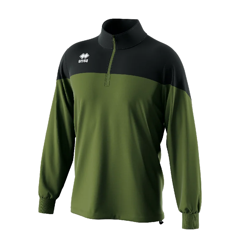 sports jacket with moisture control -Errea Blake Jacket (Military Green/Black)