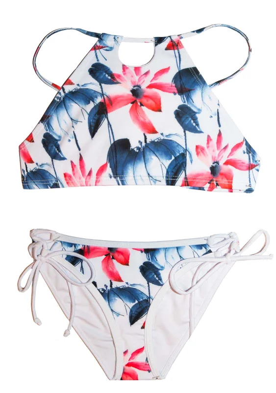 plus size swimwear online -Playa del Carmen - 2 PIECE | HALTER Style | Girls 7/8